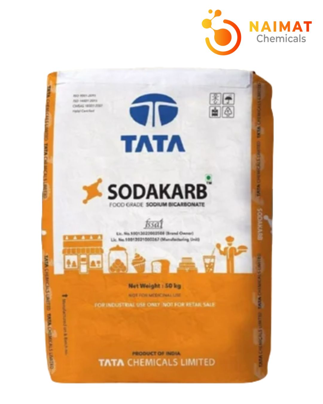 Tata Sodakarb Food Grade Sodium Bicarbonate